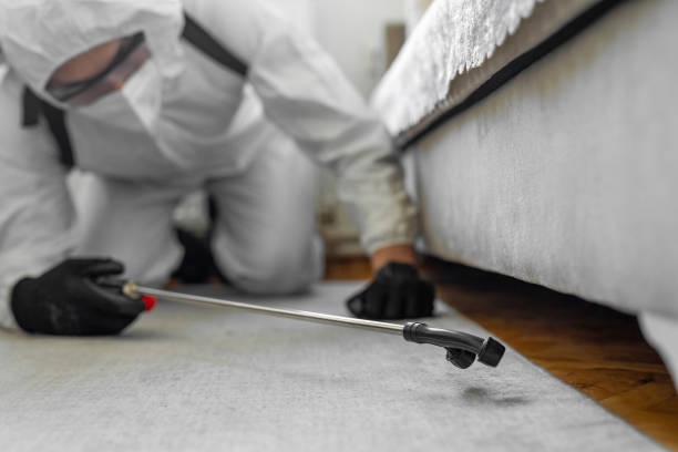 Professional Mosquito Control technician working in South Russell, OH